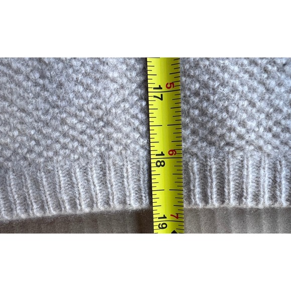 Zara Kids Knit Sweater Mock Neck 3/4 Sleeve With Cashmere Size M - Picture 8 of 8